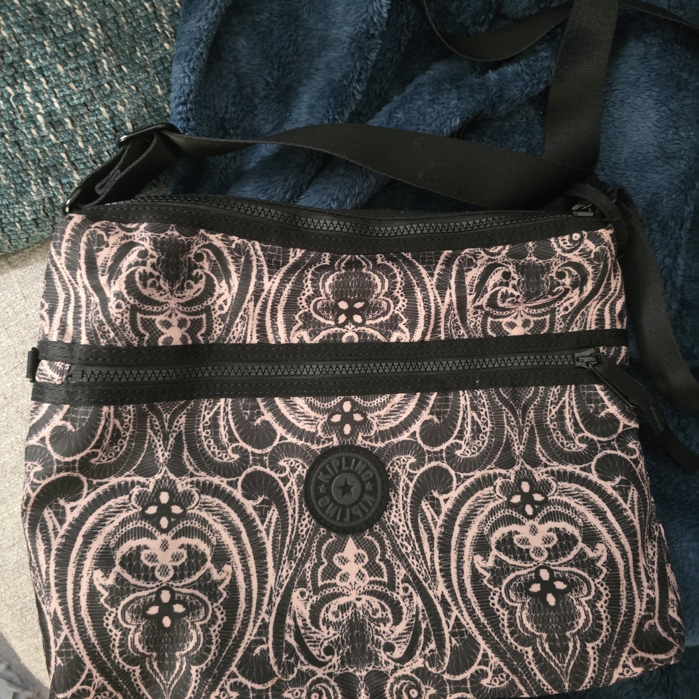 Kipling Black and Tan Women's Bag